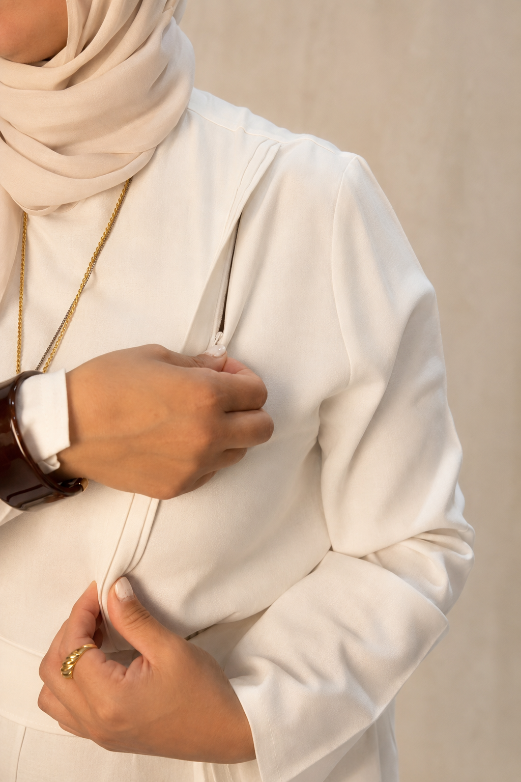 Modest Maternity & Nursing Jumpsuit
