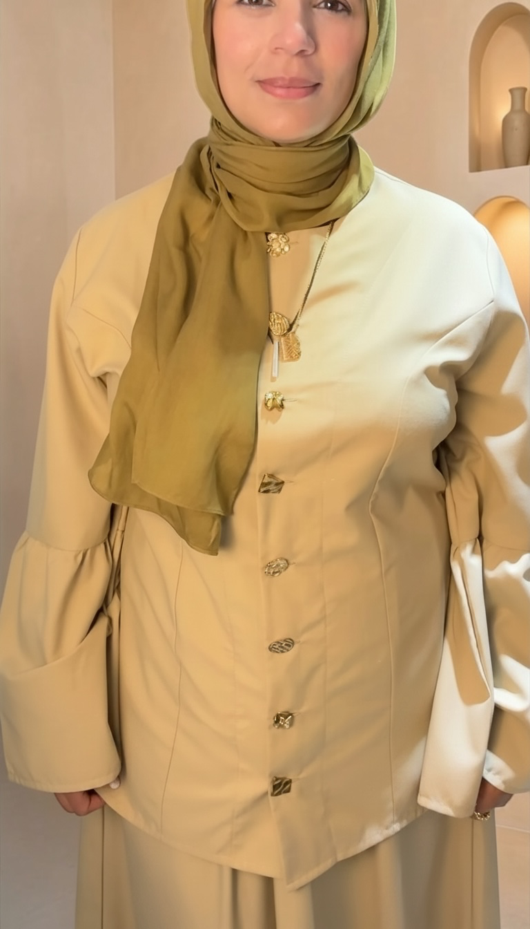 Modest Nursing-Friendly Maxi Skirt Set